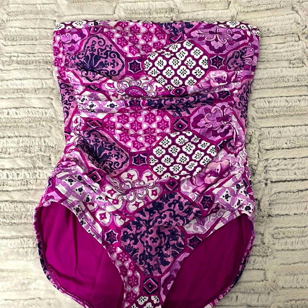 COPY - Tommy Bahama one piece ruched swimsuit
